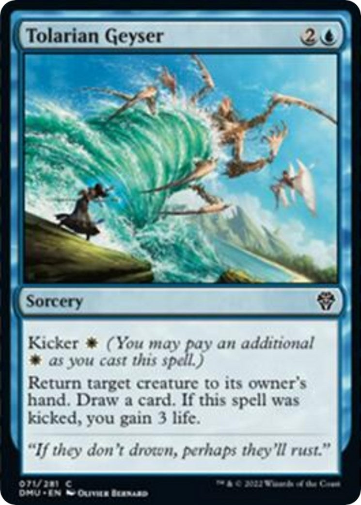 Image for Tolarian Geyser (71) (Dominaria United) - Magic: The Gathering