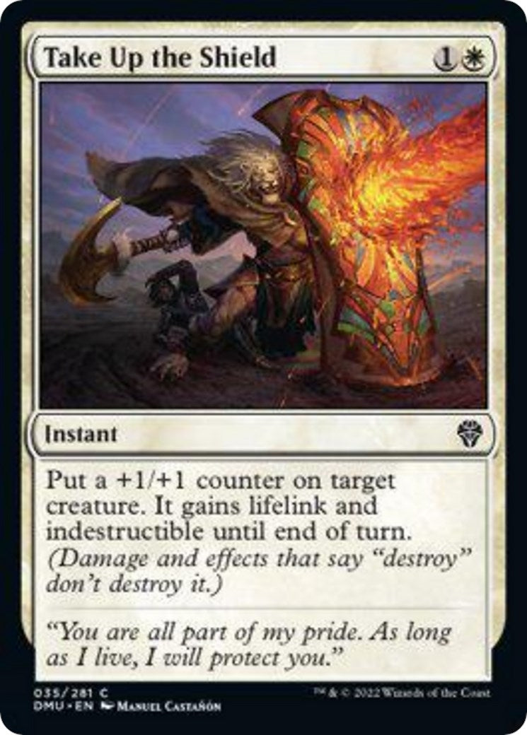 Image for Take Up the Shield (35) (Dominaria United) - Magic: The Gathering