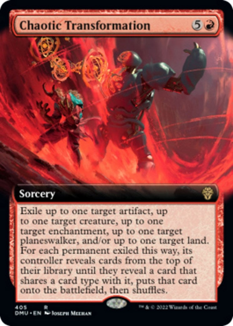 Image for Chaotic Transformation (Extended Art) (405) (Dominaria United) - Magic: The Gathering