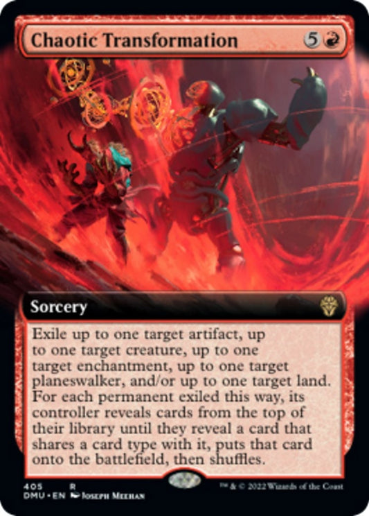 Image for Chaotic Transformation (Extended Art) (405) (Dominaria United) - Magic: The Gathering