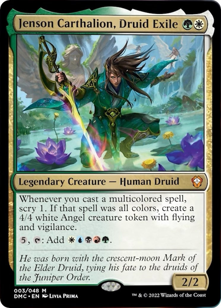Image for Jenson Carthalion, Druid Exile (3) (Commander: Dominaria United) - Magic: The Gathering