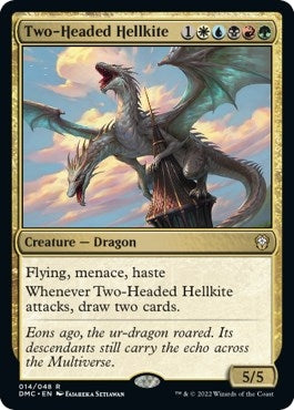 Image for Two-Headed Hellkite (14) (Commander: Dominaria United) - Magic: The Gathering
