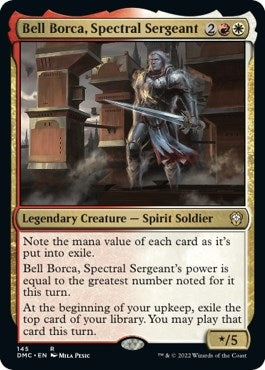 Image for Bell Borca, Spectral Sergeant (145) (Commander: Dominaria United) - Magic: The Gathering