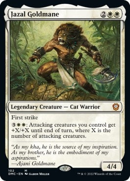 Image for Jazal Goldmane (102) (Commander: Dominaria United) - Magic: The Gathering