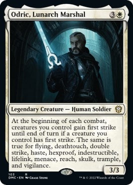 Image for Odric, Lunarch Marshal (103) (Commander: Dominaria United) - Magic: The Gathering