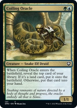 Image for Coiling Oracle (147) (Commander: Dominaria United) - Magic: The Gathering
