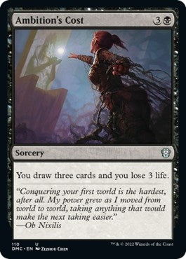 Image for Ambition's Cost (110) (Commander: Dominaria United) - Magic: The Gathering