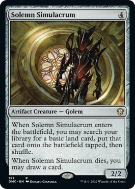 Image for Solemn Simulacrum (191) (Commander: Dominaria United) - Magic: The Gathering