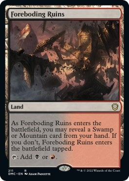 Image for Foreboding Ruins (211) (Commander: Dominaria United) - Magic: The Gathering