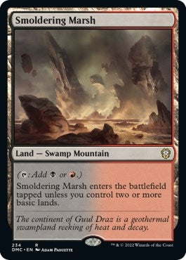 Image for Smoldering Marsh (234) (Commander: Dominaria United) - Magic: The Gathering