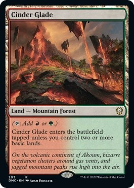 Image for Cinder Glade (203) (Commander: Dominaria United) - Magic: The Gathering