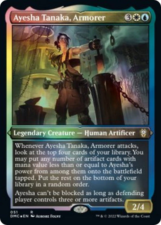 Image for Ayesha Tanaka, Armorer (Foil Etched) (51) (Commander: Dominaria United) - Magic: The Gathering