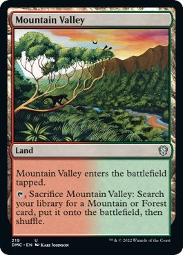 Image for Mountain Valley (219) (Commander: Dominaria United) - Magic: The Gathering