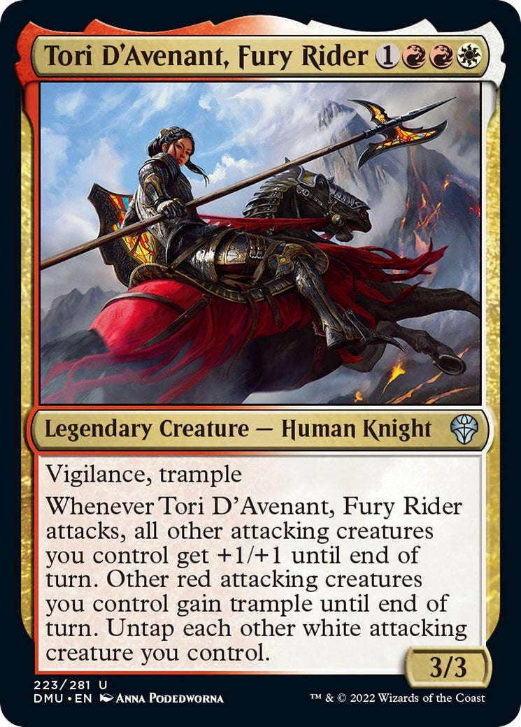 Image for Tori D'Avenant, Fury Rider (223) (Dominaria United) - Magic: The Gathering