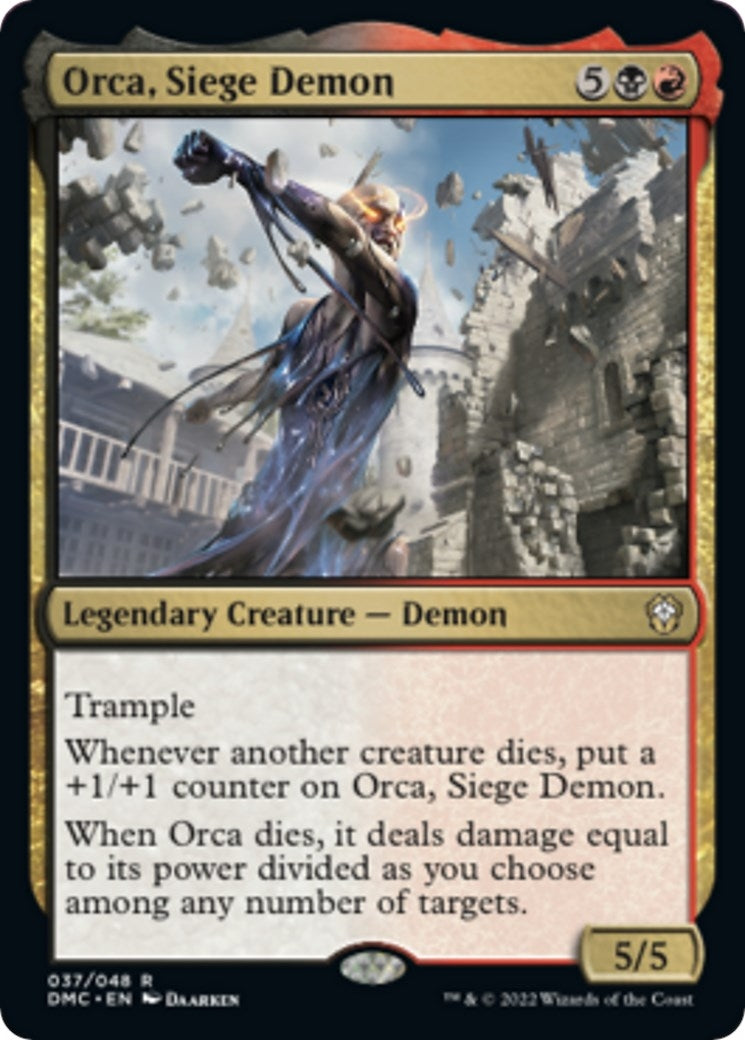 Image for Orca, Siege Demon (37) (Commander: Dominaria United) - Magic: The Gathering