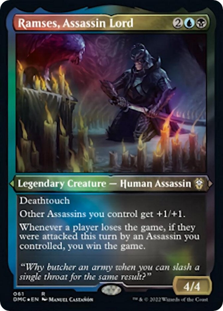 Image for Ramses, Assassin Lord (Foil Etched) (61) (Commander: Dominaria United) - Magic: The Gathering
