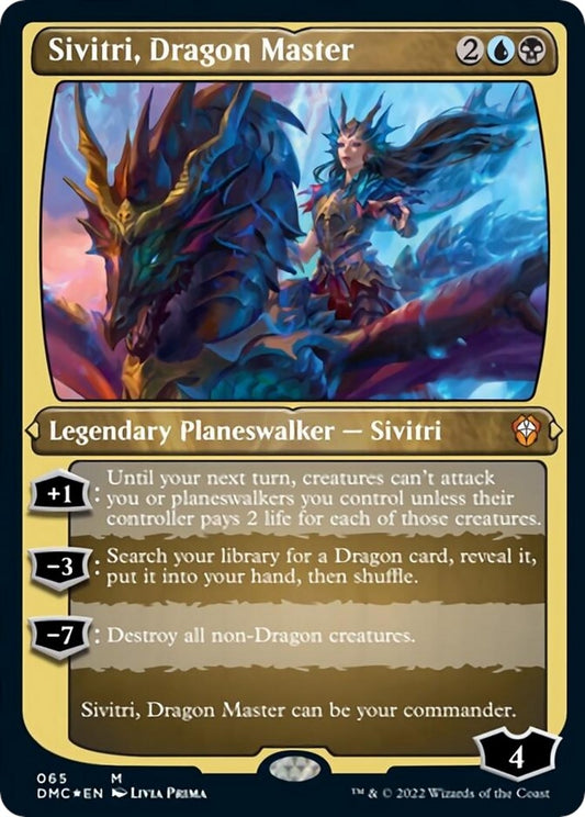 Image for Sivitri, Dragon Master (Foil Etched) (65) (Commander: Dominaria United) - Magic: The Gathering