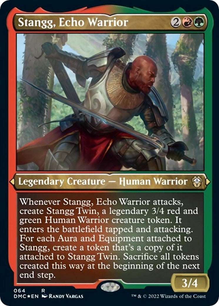Image for Stangg, Echo Warrior (Foil Etched) (64) (Commander: Dominaria United) - Magic: The Gathering
