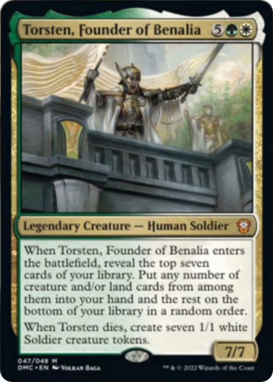 Image for Torsten, Founder of Benalia (47) (Commander: Dominaria United) - Magic: The Gathering