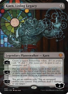 Image for Karn, Living Legacy (Borderless) (372) (Dominaria United) - Magic: The Gathering