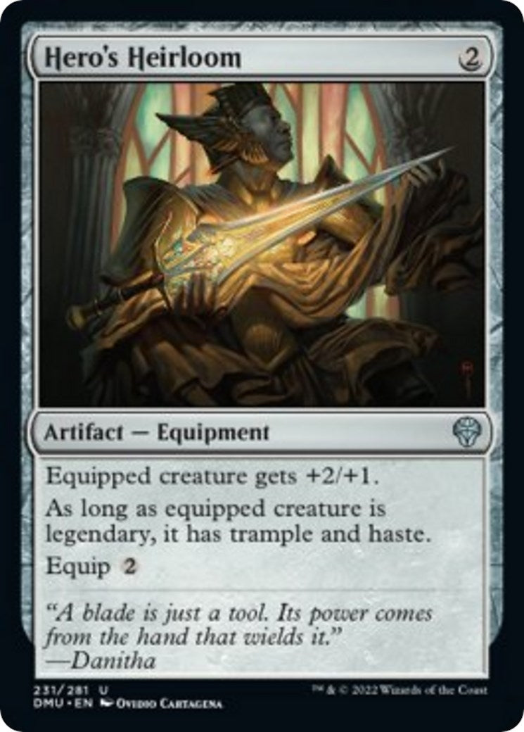 Image for Hero's Heirloom (231) (Dominaria United) - Magic: The Gathering