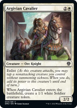 Image for Argivian Cavalier (4) (Dominaria United) - Magic: The Gathering