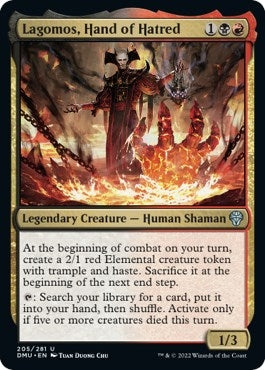 Image for Lagomos, Hand of Hatred (205) (Dominaria United) - Magic: The Gathering