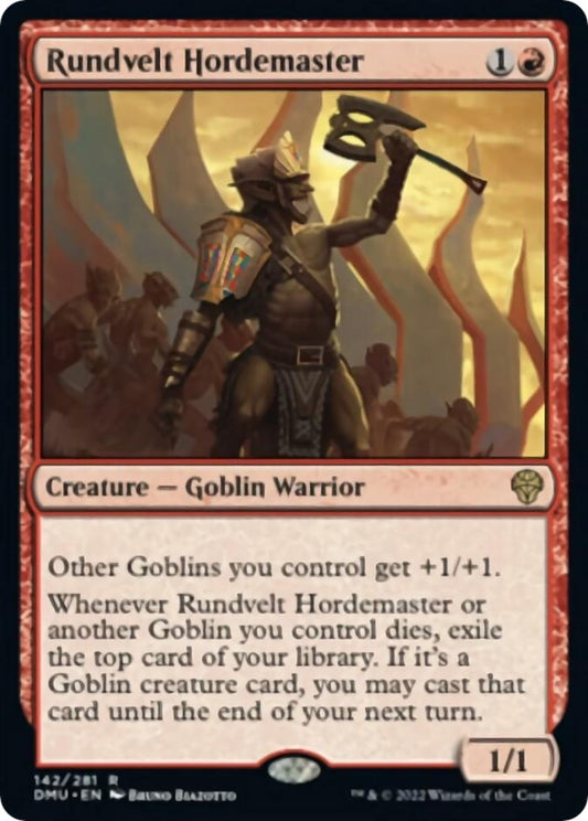 Image for Rundvelt Hordemaster (142) (Dominaria United) - Magic: The Gathering