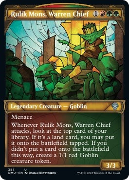Image for Rulik Mons, Warren Chief (Textured Foil) (357) (Dominaria United) - Magic: The Gathering