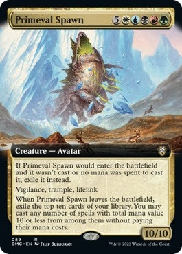 Image for Primeval Spawn (Extended Art) (89) (Commander: Dominaria United) - Magic: The Gathering