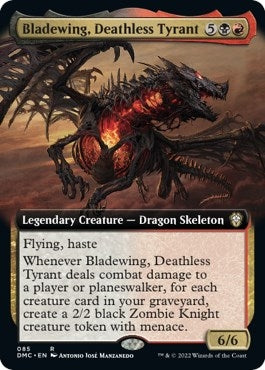 Image for Bladewing, Deathless Tyrant (Extended Art) (85) (Commander: Dominaria United) - Magic: The Gathering
