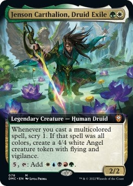 Image for Jenson Carthalion, Druid Exile (Extended Art) (78) (Commander: Dominaria United) - Magic: The Gathering