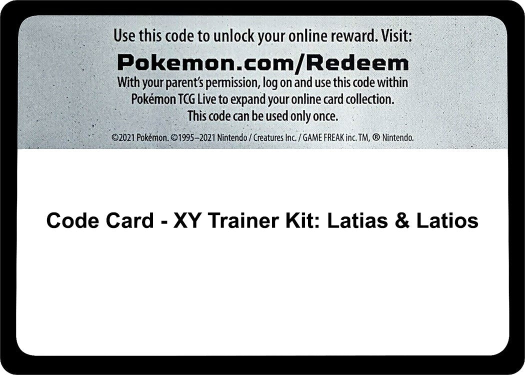 Image for Code Card - XY Trainer Kit: Latias & Latios (XY Trainer Kit: Latias & Latios) - Pokemon