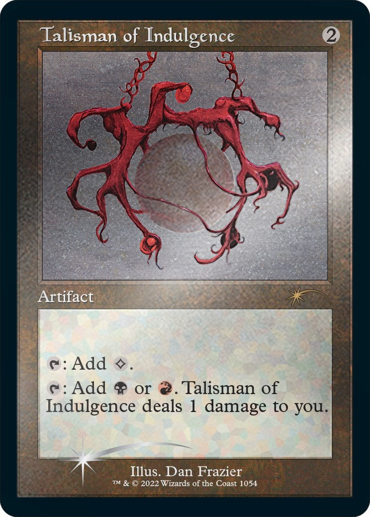 Image for Talisman of Indulgence (Retro Frame) (Foil Etched) (1054) (Secret Lair Drop Series) - Magic: The Gathering