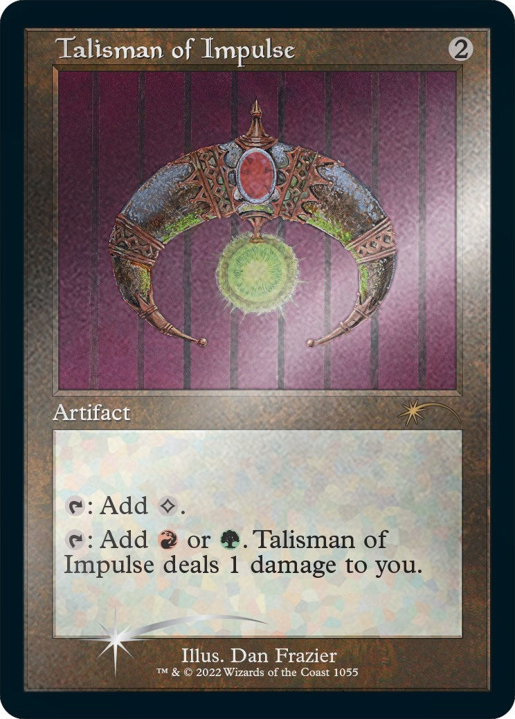 Image for Talisman of Impulse (Retro Frame) (Foil Etched) (1055) (Secret Lair Drop Series) - Magic: The Gathering