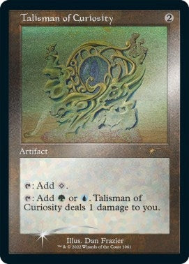 Image for Talisman of Curiosity (Retro Frame) (Foil Etched) (1061) (Secret Lair Drop Series) - Magic: The Gathering