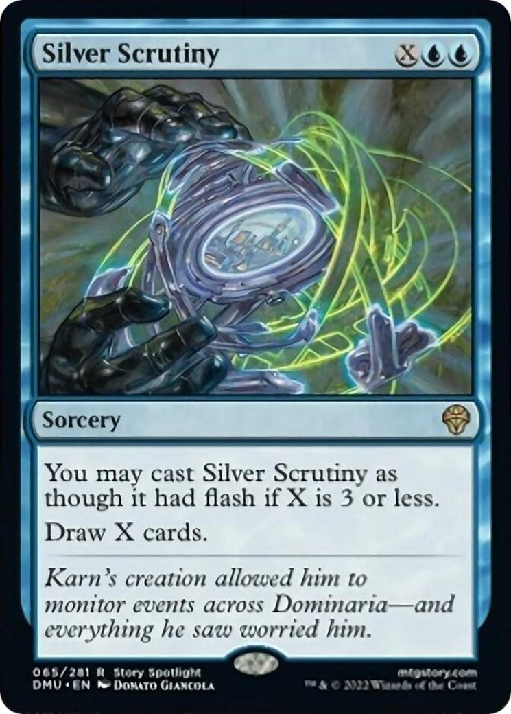 Image for Silver Scrutiny (65) (Dominaria United) - Magic: The Gathering