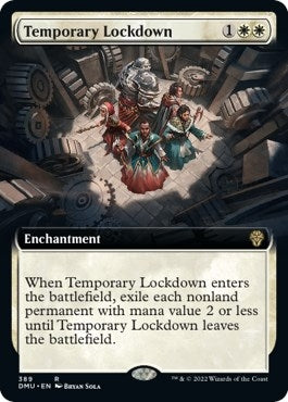 Image for Temporary Lockdown (Extended Art) (389) (Dominaria United) - Magic: The Gathering