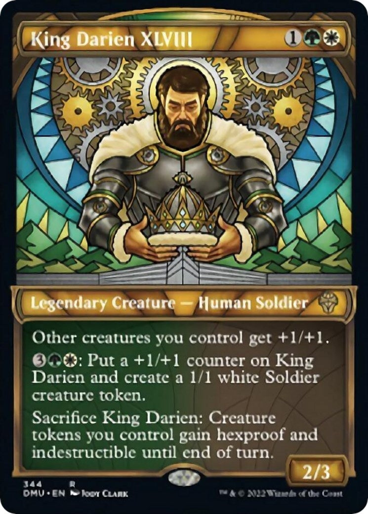 Image for King Darien XLVIII (Textured Foil) (344) (Dominaria United) - Magic: The Gathering