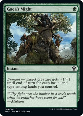 Image for Gaea's Might (164) (Dominaria United) - Magic: The Gathering