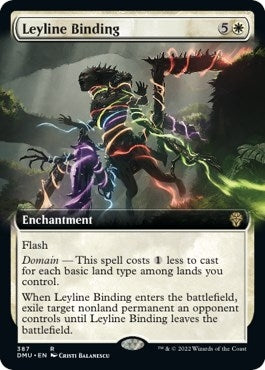 Image for Leyline Binding (Extended Art) (387) (Dominaria United) - Magic: The Gathering