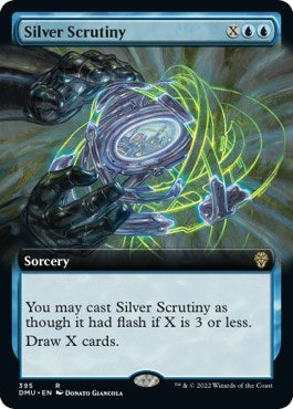 Image for Silver Scrutiny (Extended Art) (395) (Dominaria United) - Magic: The Gathering