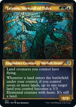 Image for Tatyova, Steward of Tides (Textured Foil) (362) (Dominaria United) - Magic: The Gathering