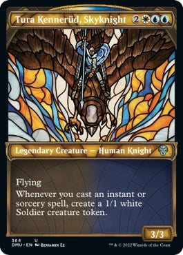 Image for Tura Kennerud, Skyknight (Textured Foil) (364) (Dominaria United) - Magic: The Gathering