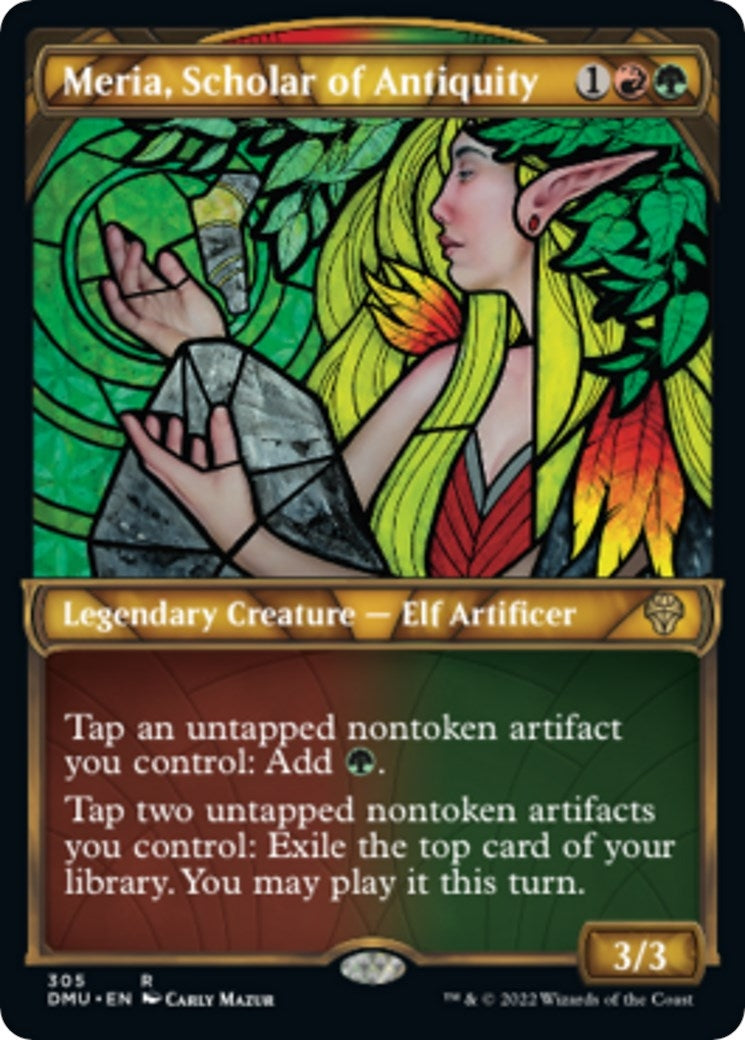 Image for Meria, Scholar of Antiquity (Showcase) (305) (Dominaria United) - Magic: The Gathering