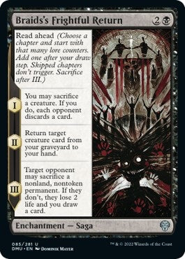 Image for Braids's Frightful Return (85) (Dominaria United) - Magic: The Gathering
