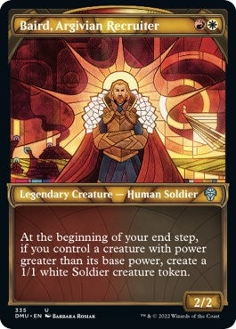 Image for Baird, Argivian Recruiter (Textured Foil) (335) (Dominaria United) - Magic: The Gathering