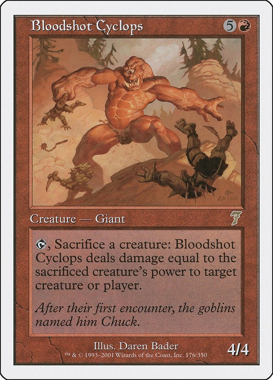 Image for Bloodshot Cyclops (176) (7th Edition) - Magic: The Gathering