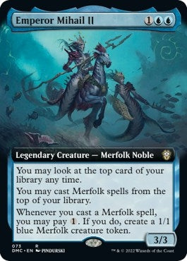 Image for Emperor Mihail II (Extended Art) (73) (Commander: Dominaria United) - Magic: The Gathering