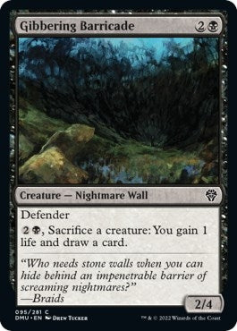 Image for Gibbering Barricade (95) (Dominaria United) - Magic: The Gathering